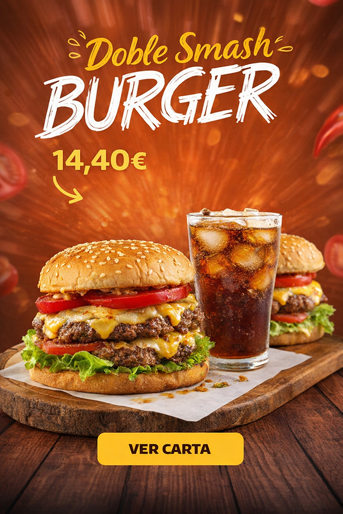 Doble Smash Burger Bendito Lomito